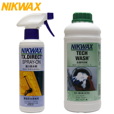 NIKWAX(ニクワックス) Loft テックウォッシュ BE183 ＆ TX ダイレクトスプレー BE016 5：1スプレーセット