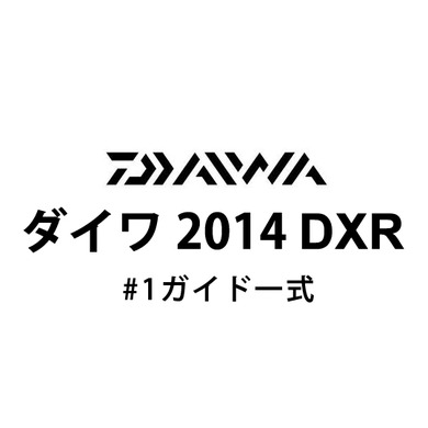 ダイワ 2014 DXR #1ガイド一式