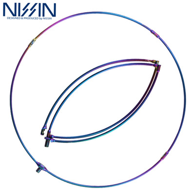 NISSIN ゼロサム・チタンレインボータモ枠(四ツ折り)