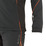 ジャケットポケット・袖部  ブラック×オレンジ　※カタログ掲載なし／がまかつ オレンジレーベル トレーニングウォームスーツ GM-3613