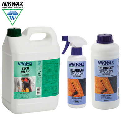 NIKWAX(ニクワックス) Loft テックウォッシュ BE185 5L＆TX ダイレクトスプレーBE016 300ml＆ダイレクトスプレー BE573 1L 大容量洗剤・スプレー詰替セット