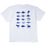 ホワイト・背面／がまかつ Tシャツ(筆記体ロゴ) GM-3576