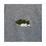 ミックスグレーの左胸部の魚のイラスト刺繍