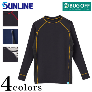 サンライン BUGGOFF クールフィットシャツ SUW-06211CW