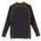 ブラック×ゴールド・正面／サンライン BUGGOFF クールフィットシャツ SUW-06211CW