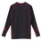ブラック×レッド・背面／サンライン BUGGOFF クールフィットシャツ SUW-06211CW