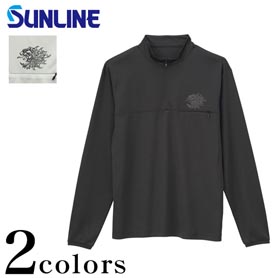 サンライン 獅子ジップシャツ・長袖 SUW-04215CW