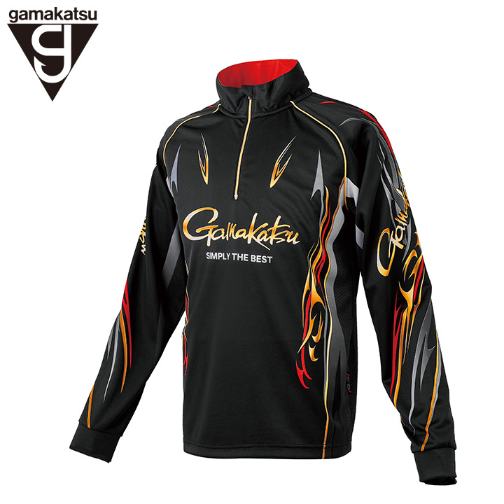 がまかつ 2WAYプリントジップシャツ(長袖)GM-3814