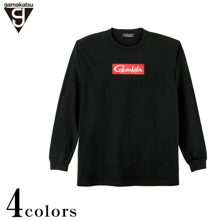 がまかつロングスリーブTシャツ GM-3811(ボックスロゴ)