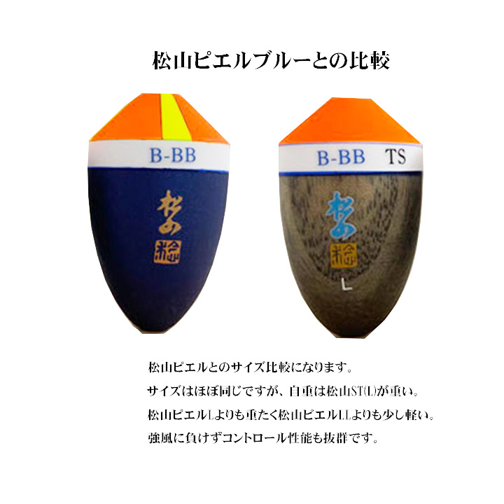 松山TSタングステン(L)と松山ピエルブルー比較