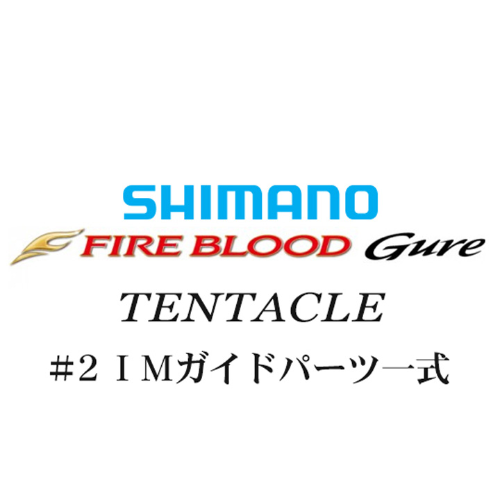 シマノ 13ファイアブラッドグレ テンタクル #2IMガイド一式