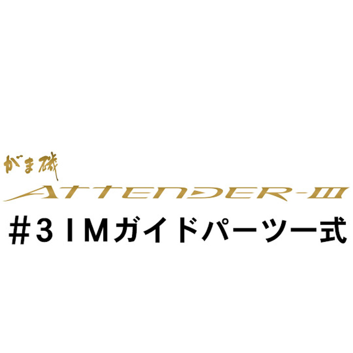がまかつ がま磯 アテンダー３#3ガイド一式