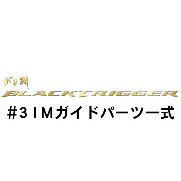がまかつ がま磯 ブラックトリガー#3IMガイド一式