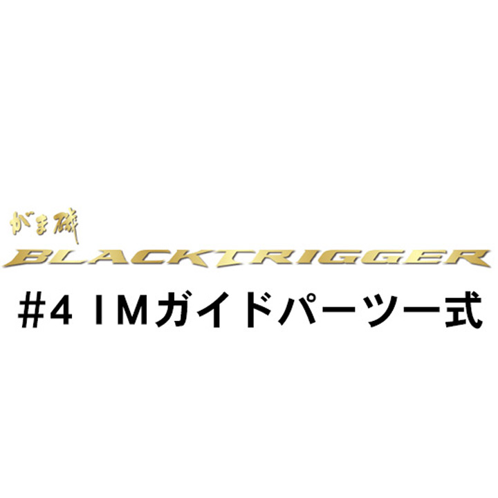 がまかつ がま磯 ブラックトリガー#4IMガイド一式